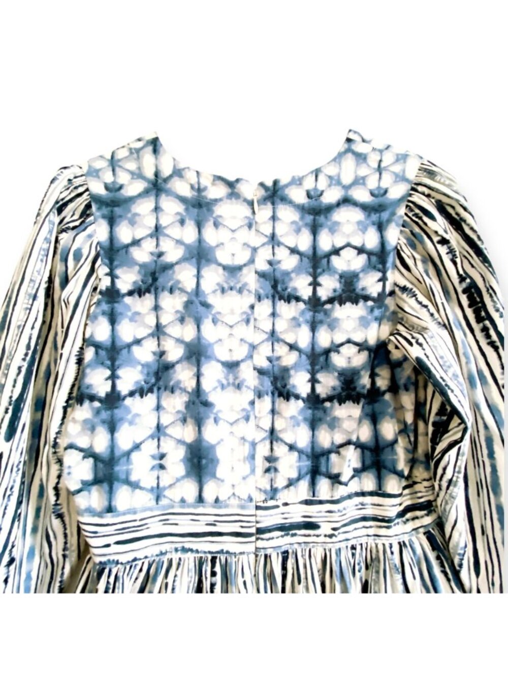 Anthropologie Behati Blue Print Mini Dress size S, NWT - Picture 15 of 16